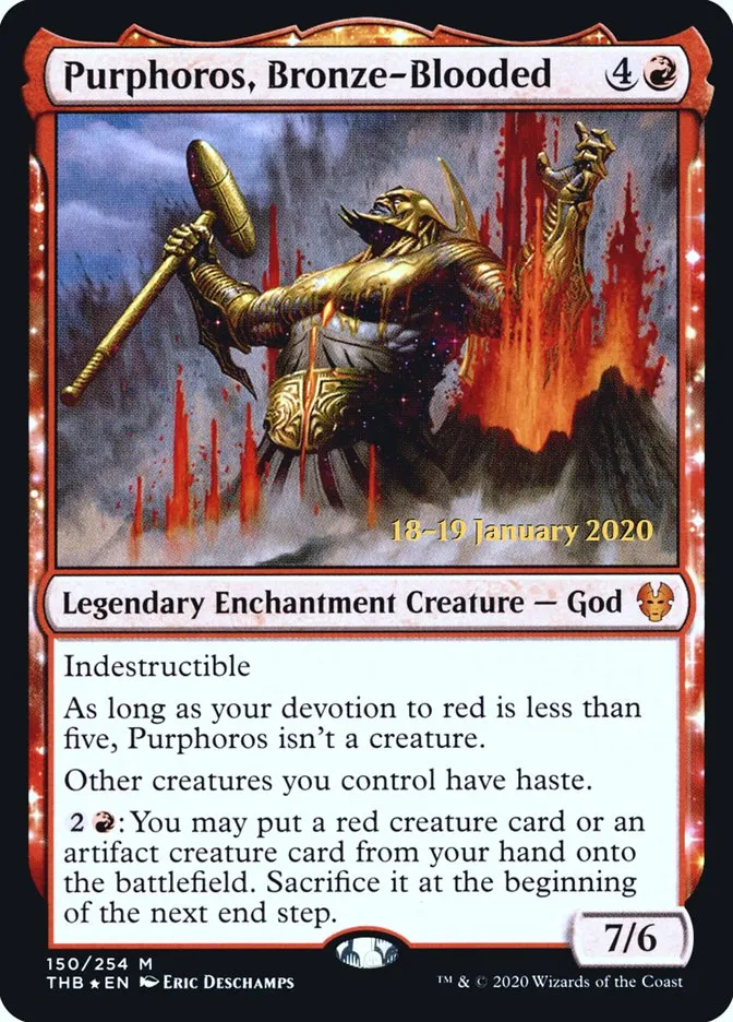 Purphoros, Bronze-Blooded Front Face