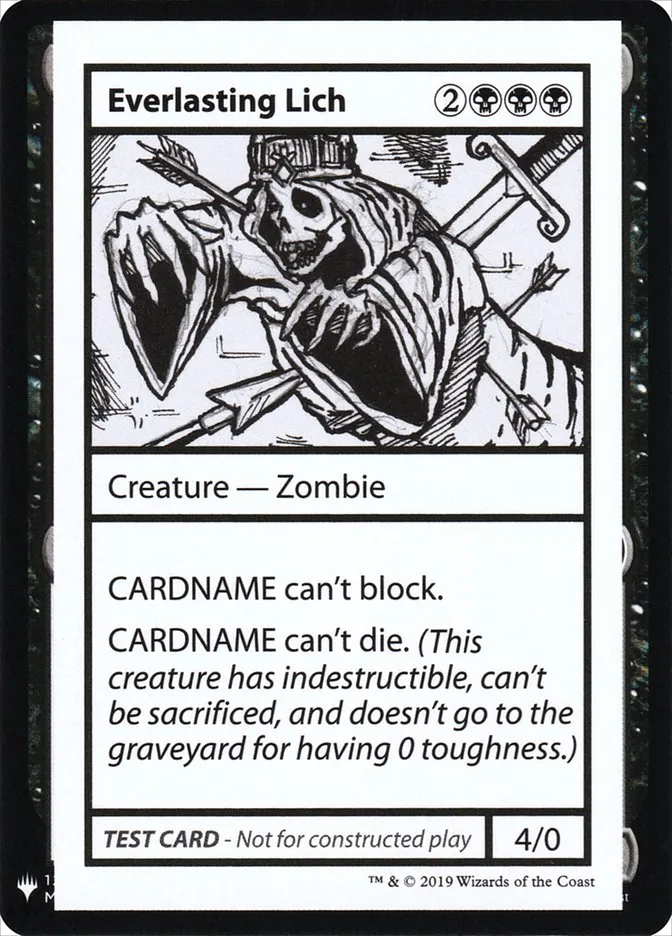 Everlasting Lich Front Face