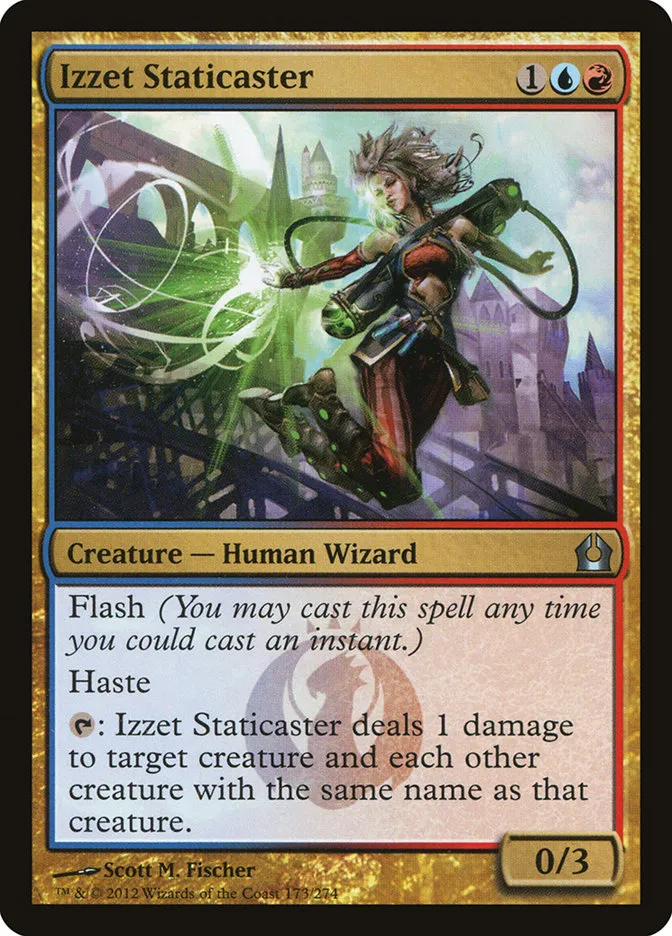 Izzet Staticaster Front Face