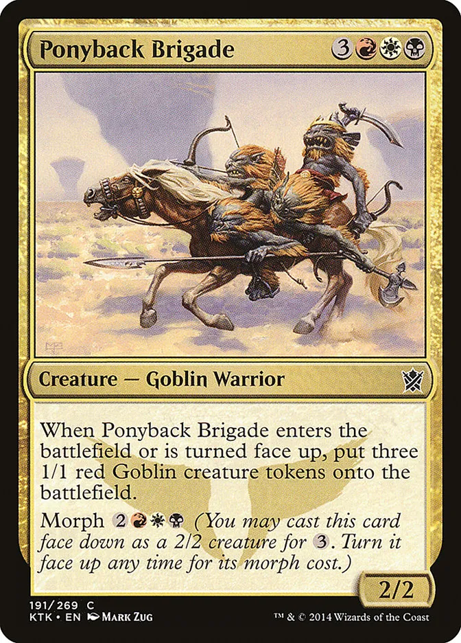 Ponyback Brigade Front Face
