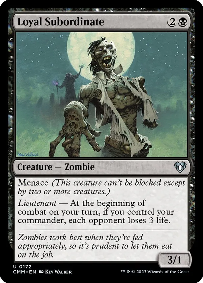 Loyal Subordinate Front Face