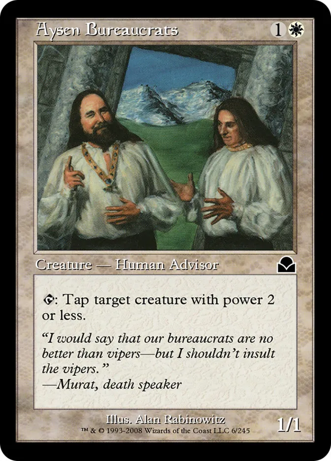 Aysen Bureaucrats Front Face