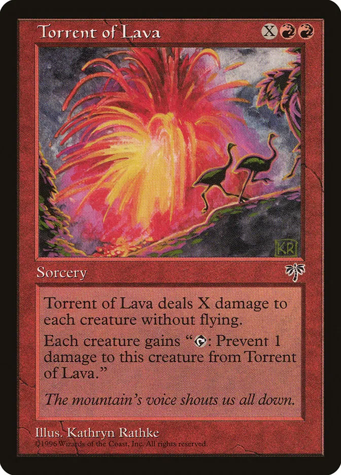 Torrent of Lava Front Face