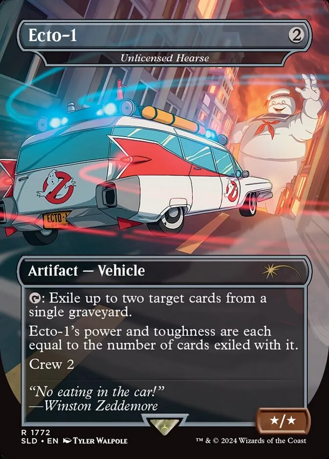 Unlicensed Hearse Front Face