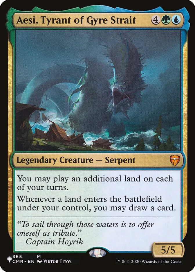 Aesi, Tyrant of Gyre Strait Front Face