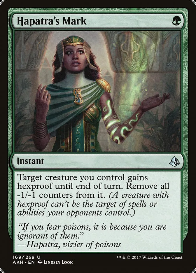 Hapatra's Mark Front Face