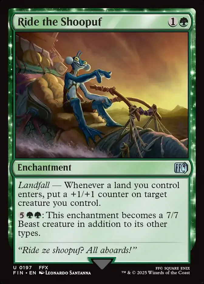 Ride the Shoopuf Front Face