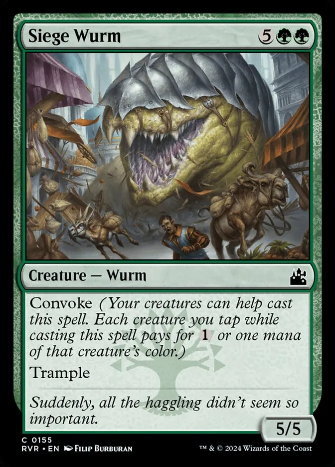 Siege Wurm Front Face