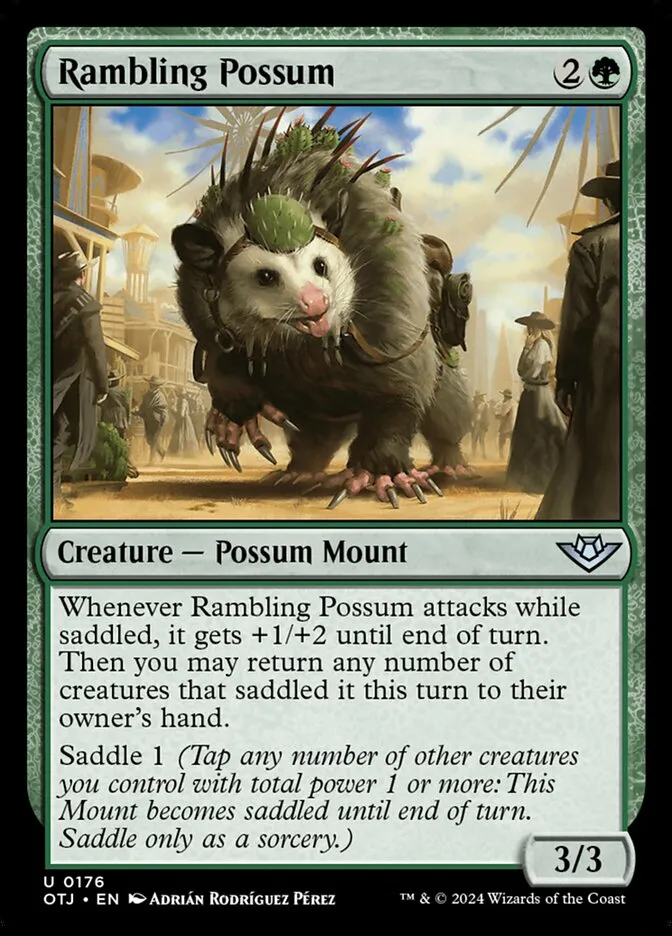 Rambling Possum Front Face