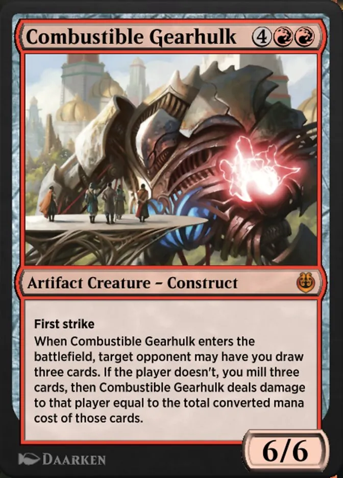 Combustible Gearhulk Front Face