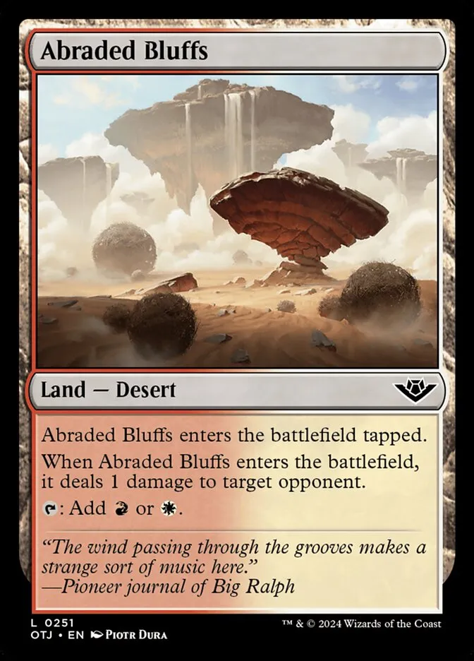 Abraded Bluffs Front Face
