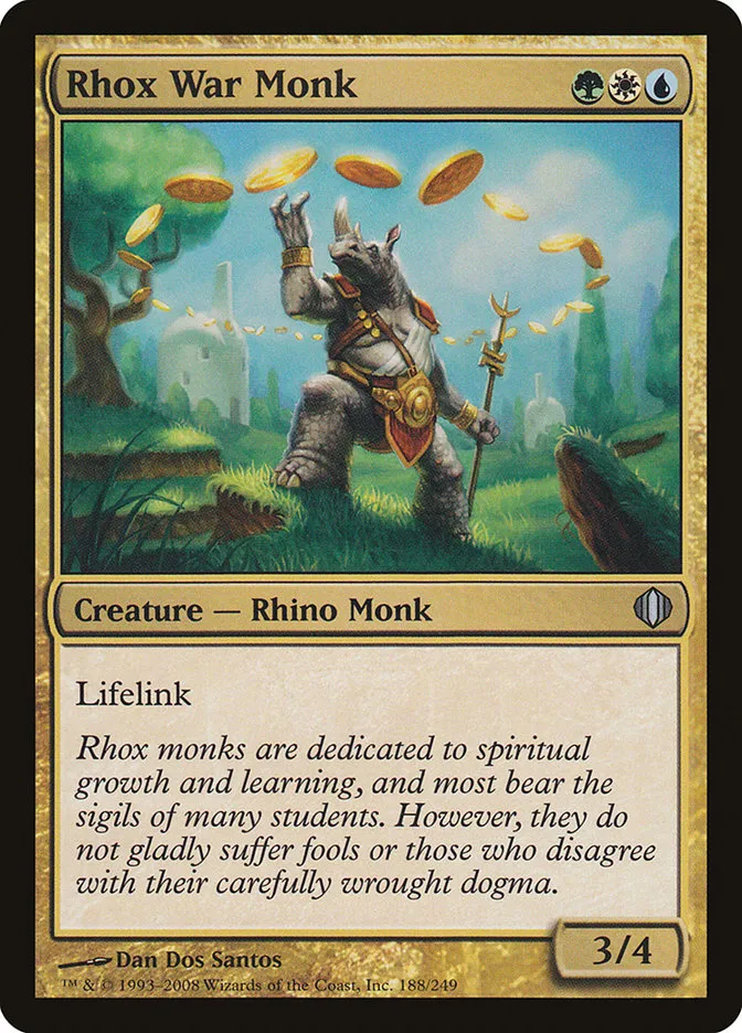 Rhox War Monk Front Face