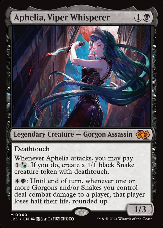 Aphelia, Viper Whisperer Front Face