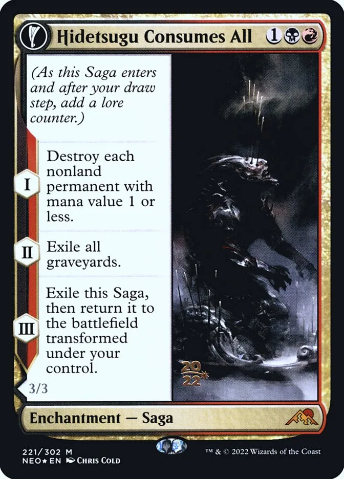 Hidetsugu Consumes All // Vessel of the All-Consuming Front Face