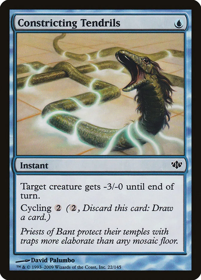 Constricting Tendrils Front Face