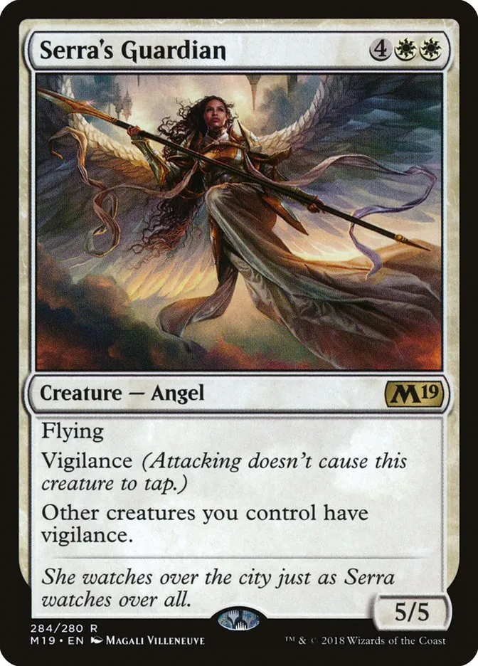 Serra's Guardian Front Face