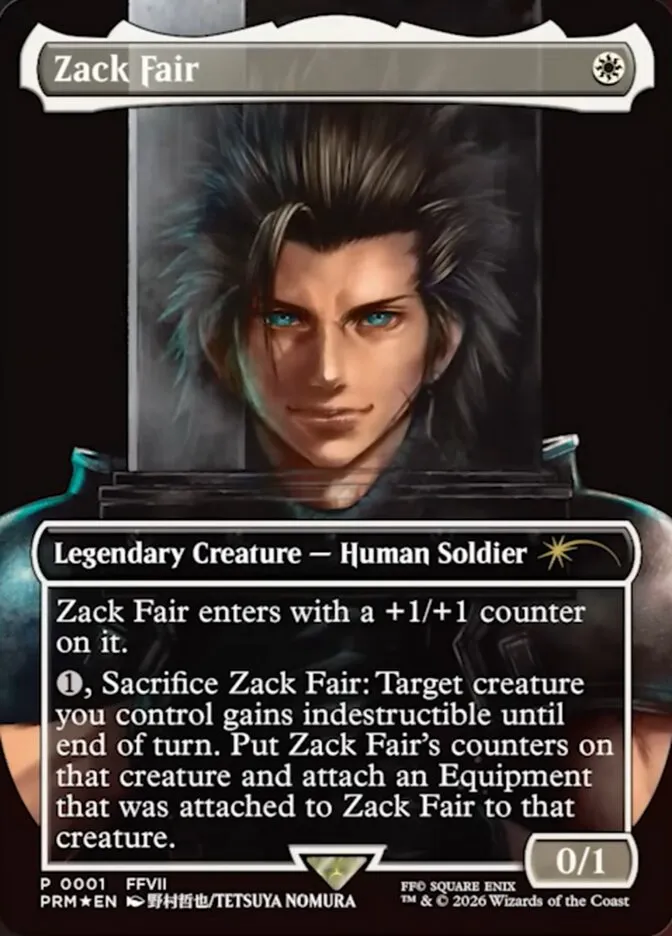 Zack Fair Front Face