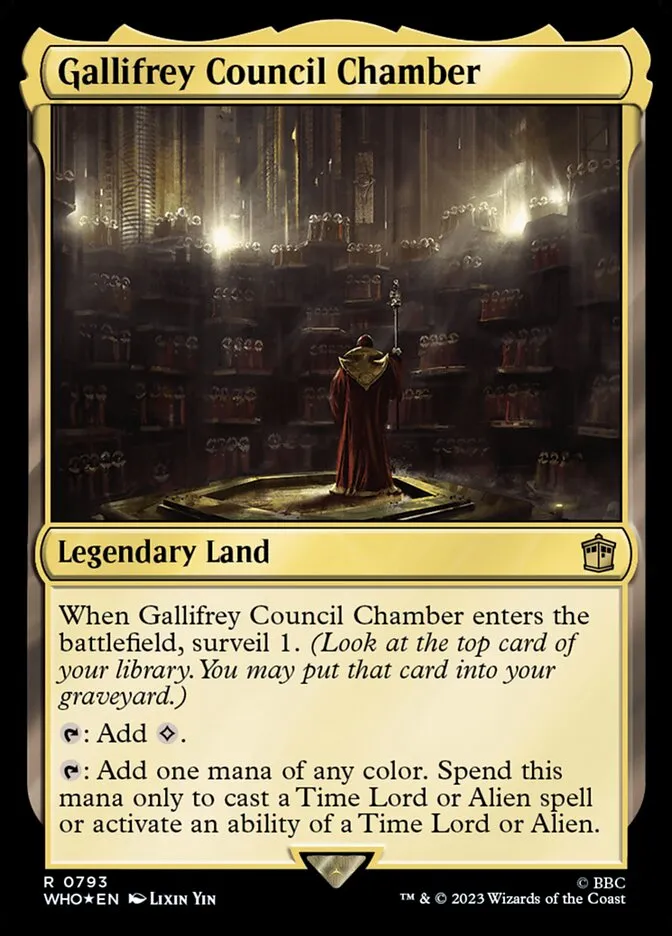 Gallifrey Council Chamber Front Face