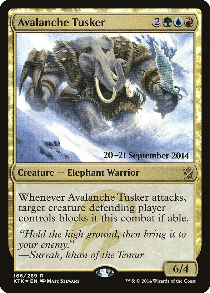 Avalanche Tusker Front Face