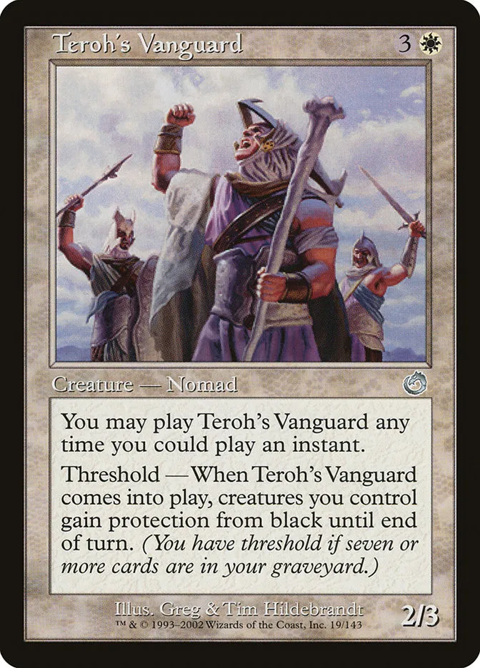 Teroh's Vanguard Front Face