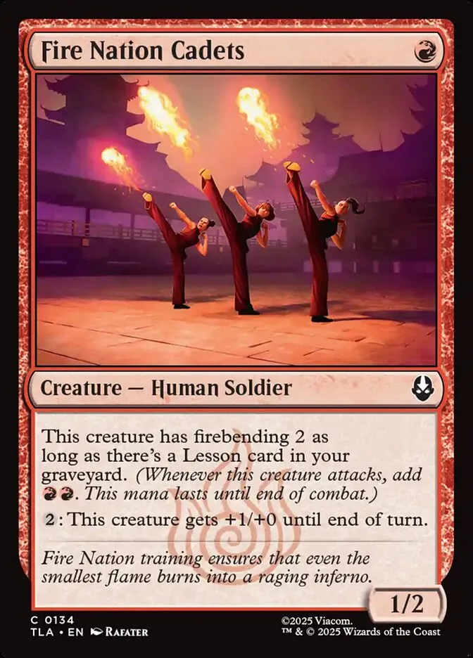 Fire Nation Cadets Front Face