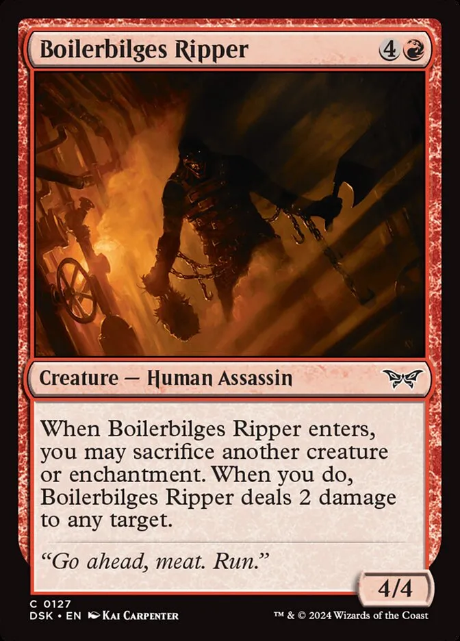 Boilerbilges Ripper Front Face
