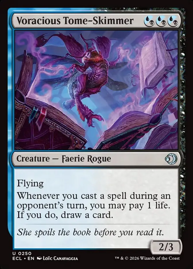 Voracious Tome-Skimmer Front Face