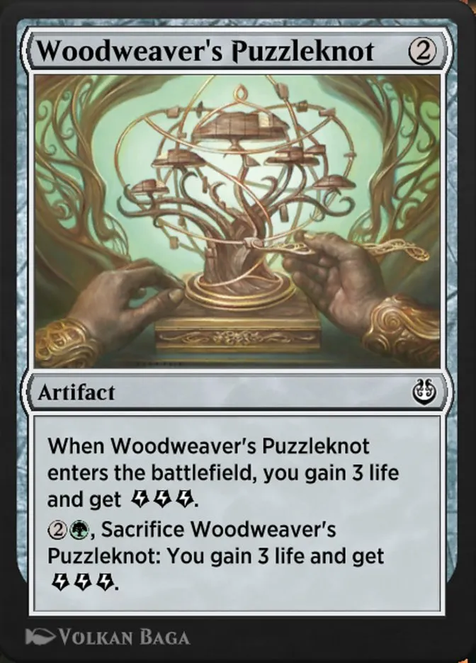 Woodweaver's Puzzleknot Front Face
