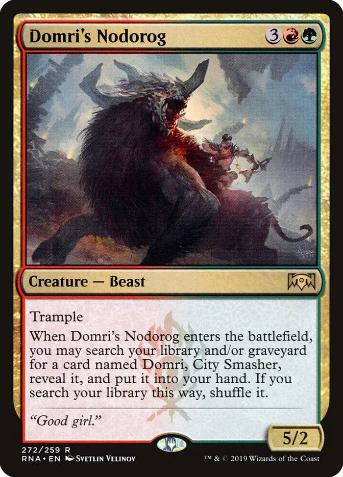 Domri's Nodorog Front Face