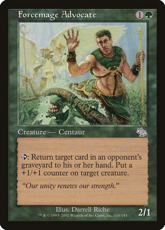 Forcemage Advocate Front Face