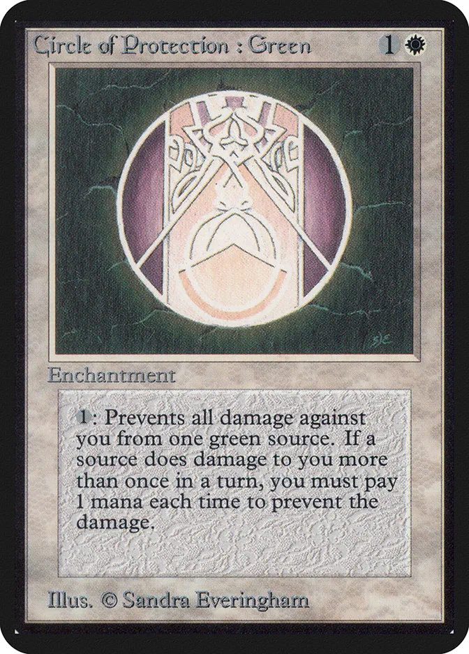 Circle of Protection: Green Front Face