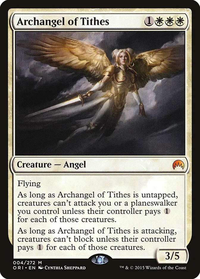 Archangel of Tithes Front Face