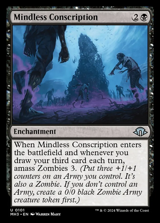 Mindless Conscription Front Face