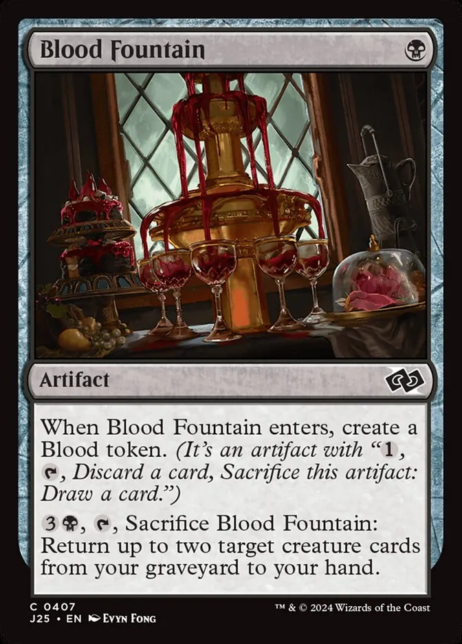 Blood Fountain Front Face