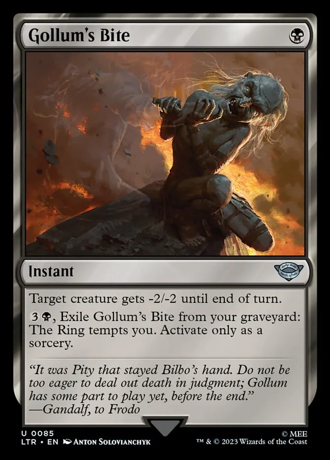 Gollum's Bite Front Face