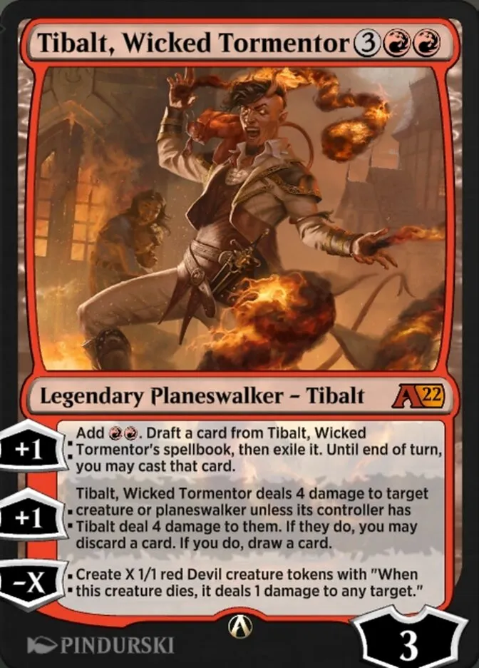 Tibalt, Wicked Tormentor Front Face