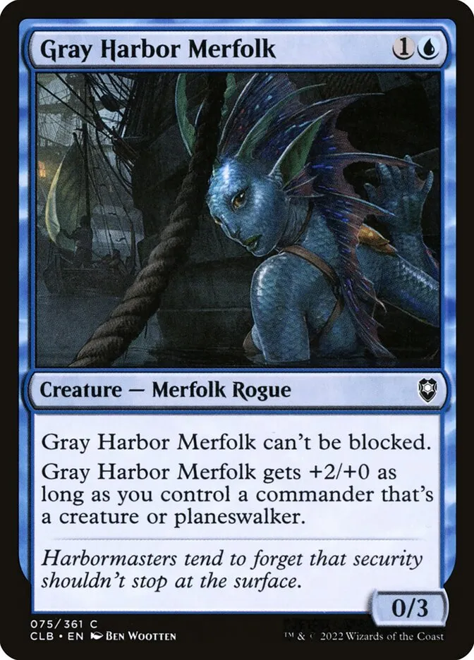 Gray Harbor Merfolk Front Face