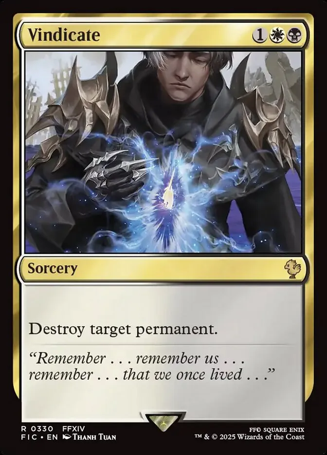 Vindicate Front Face