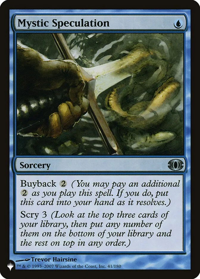Mystic Speculation Front Face