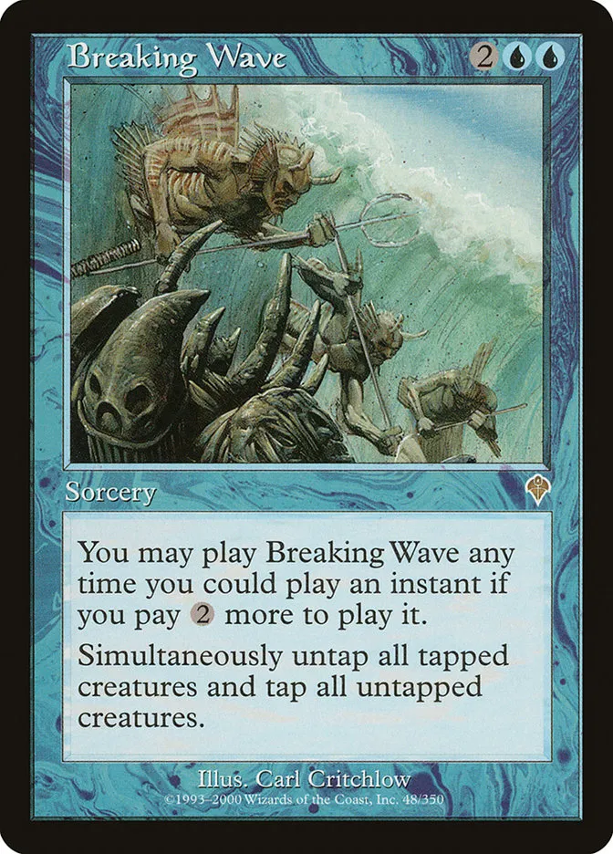 Breaking Wave Front Face