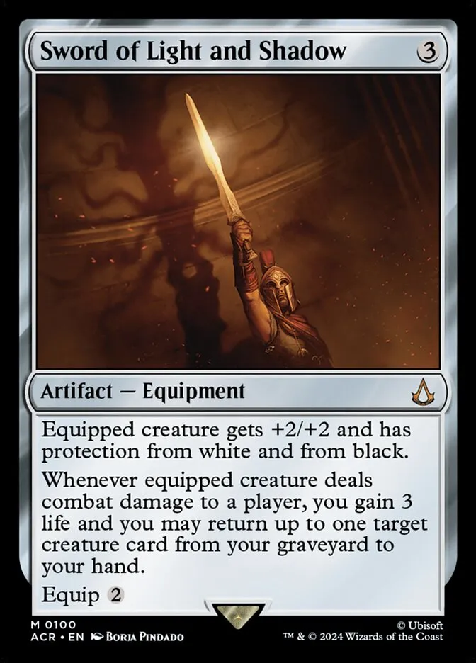 Sword of Light and Shadow Front Face