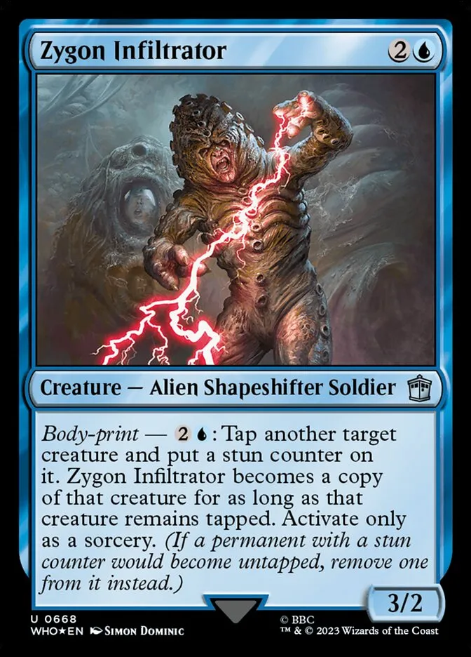 Zygon Infiltrator Front Face