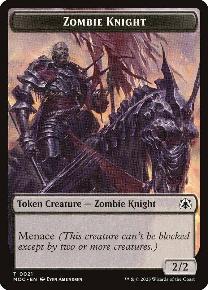 Zombie Knight Front Face