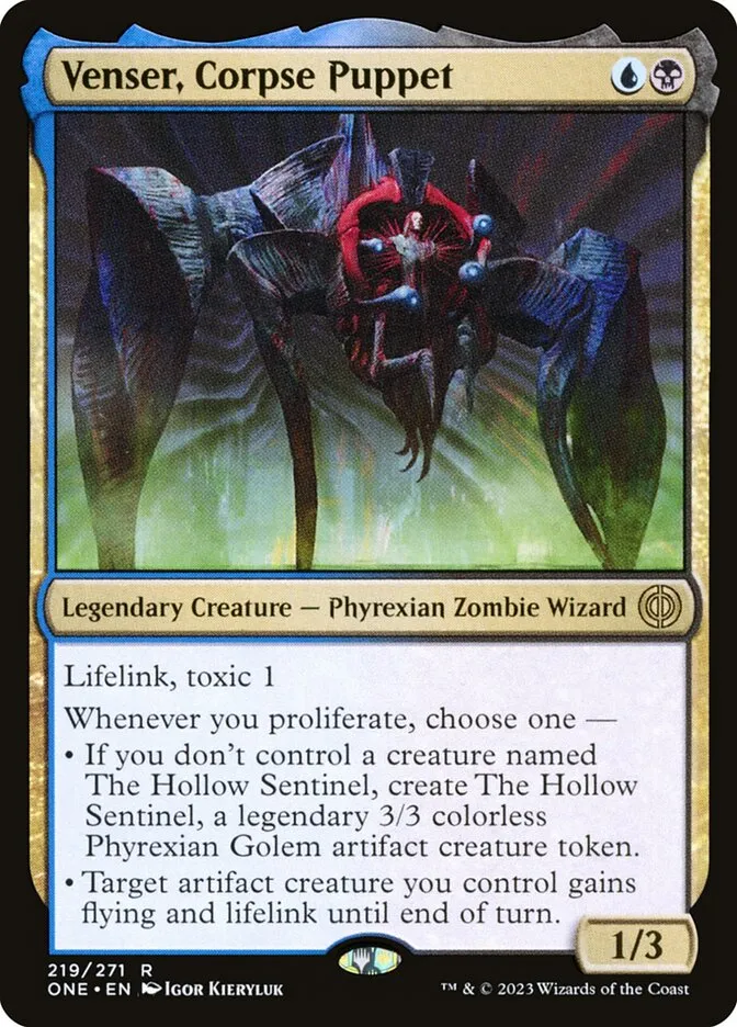 Venser, Corpse Puppet Front Face