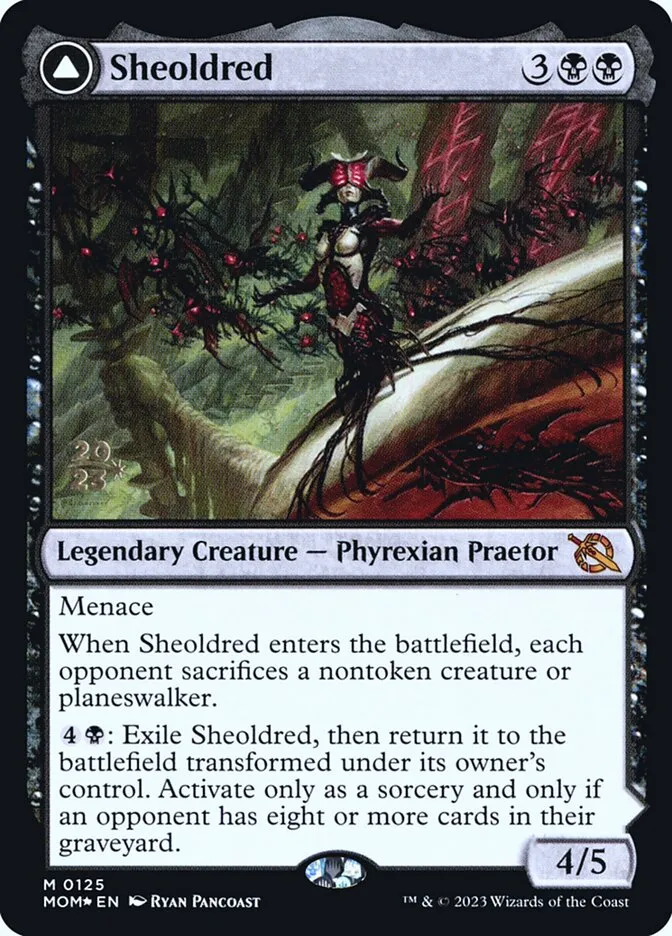 Sheoldred // The True Scriptures Front Face