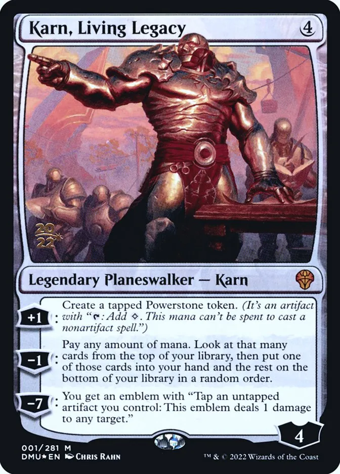 Karn, Living Legacy Front Face