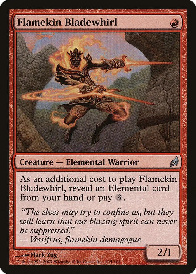 Flamekin Bladewhirl Front Face