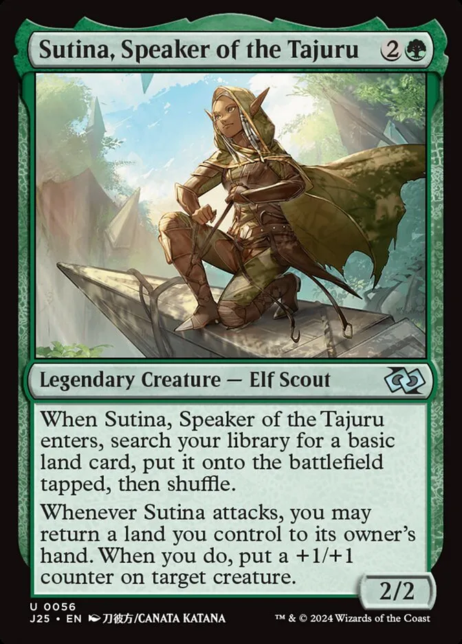 Sutina, Speaker of the Tajuru Front Face
