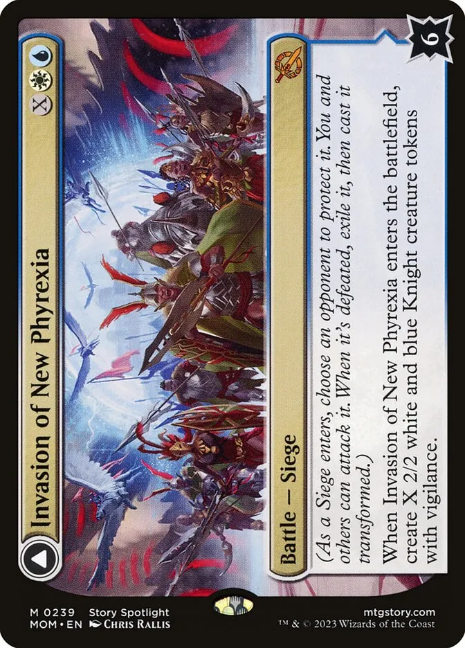 Invasion of New Phyrexia // Teferi Akosa of Zhalfir Front Face
