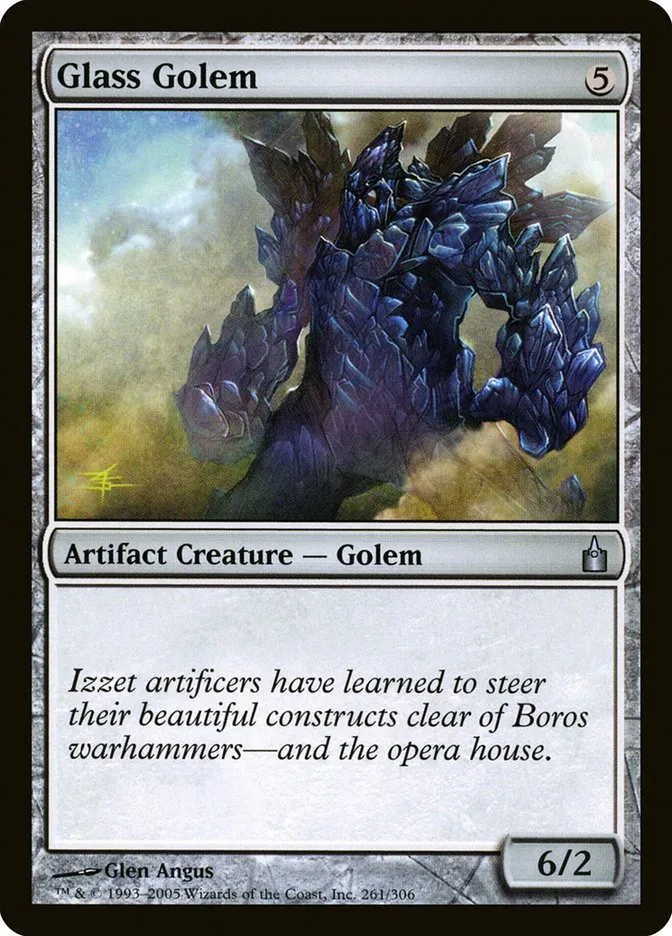 Glass Golem Front Face